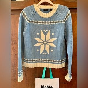 Moda International Crewneck Winter Sweater, L, Lambswool Blend